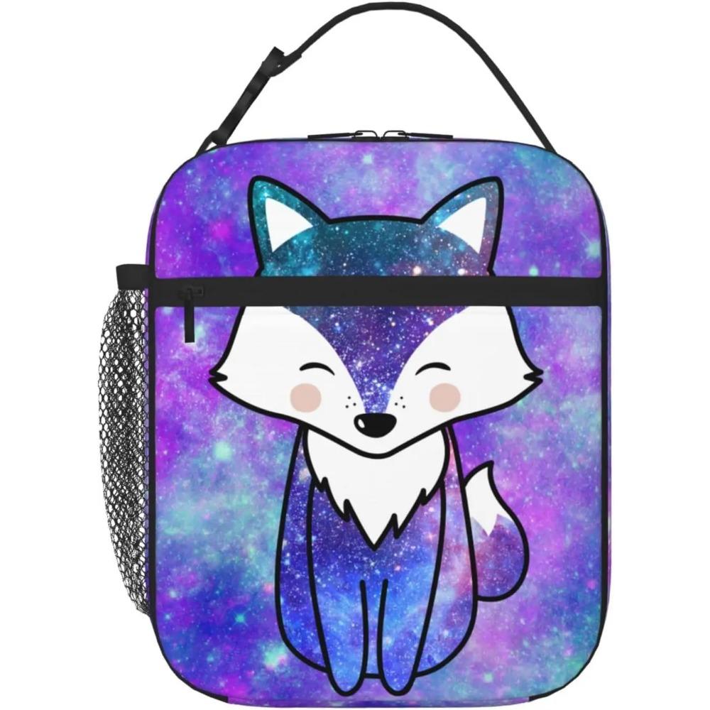 Lunch Bag Halloween Bats Lunch Box, Reusable Lunch Tote for Office Work School Picnic Beach, Leakproof Bag for Men Women