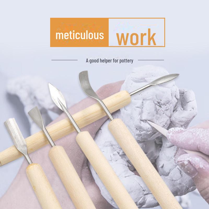 Clay Sculpture Tool Set for DIY Carving and Repair, Detailed Handicraft Knife