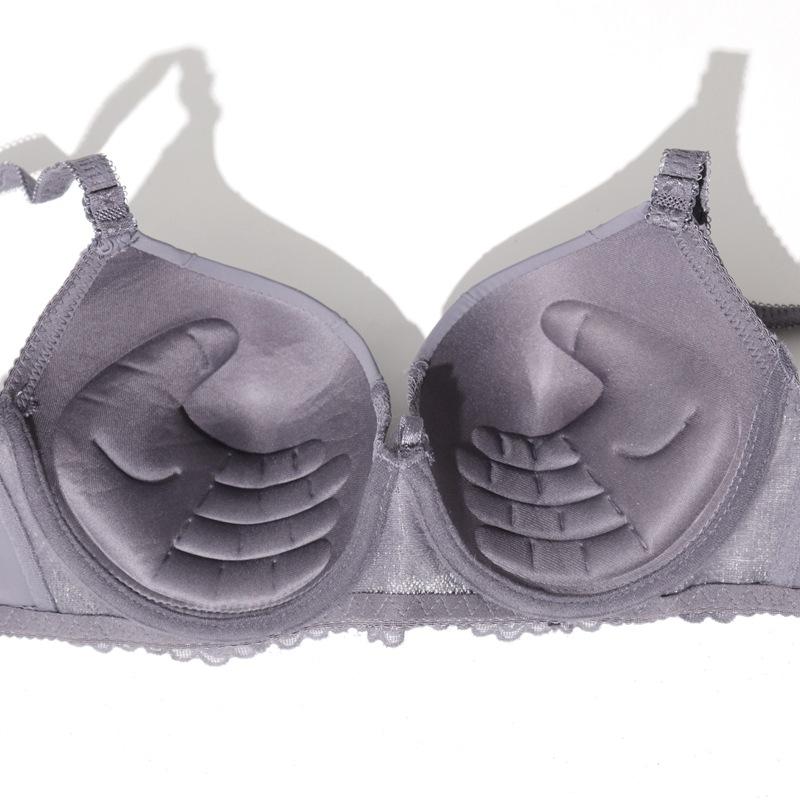 Women S Push Up Underwire Bra Lace Trim Detachable Straps Bow Decor