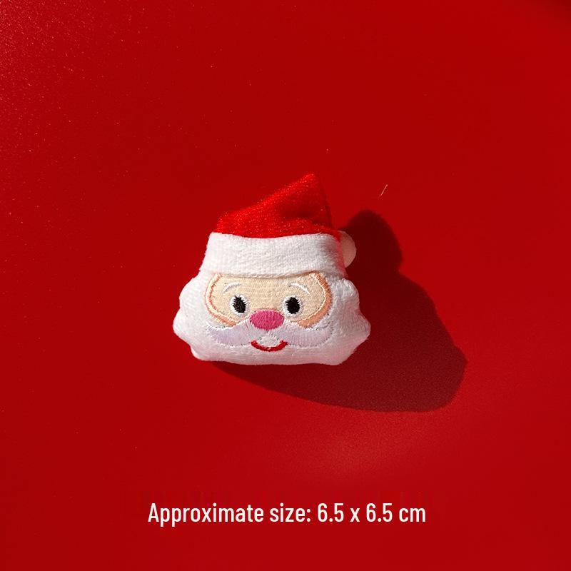 Women’s Cute Christmas Plush Doll Brooch - Festive Pin for Sweaters, Scarves, or Bags