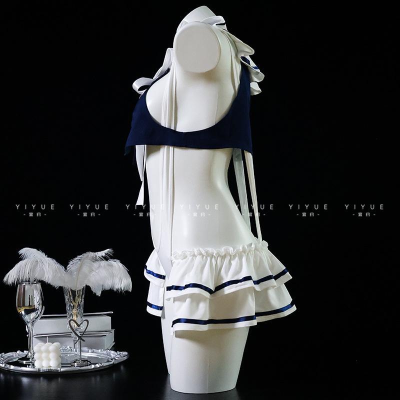 Sex Lingerie Sexy College Style Japanese Cos Sailor Uniform Female Pure Desire Flirting Pajamas Set 1111