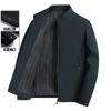 New Spring and Autumn Middle and Old Men's Jacket Stand-Up Neck Jacket-0-Year-Old Dad Loose Top Cadre Pack