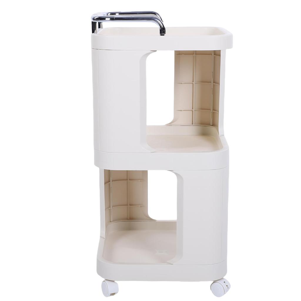 Rolling Utility Cart with Handle Multi Functional Storage Trolley for   Living Room Movable Storage   with Wheels