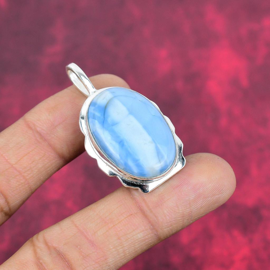 Kyanite 925 Solid Sterling Silver Pendant, Handmade Gemstone Pendant Jewelry, Gifts For Wife Brand New Pendant