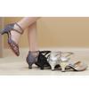 Waltz Modern Ballroom Dancing Shoes Women Close Toe Tango Salsa Latin Dance Shoes Heel 5.5cm
