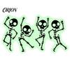 Decorative Glow Stickers for Home Halloween Light Switch PVC Sticker, in The Dark Skeleton Adhesive Wall Decals Decal, Luminous Sticker Living