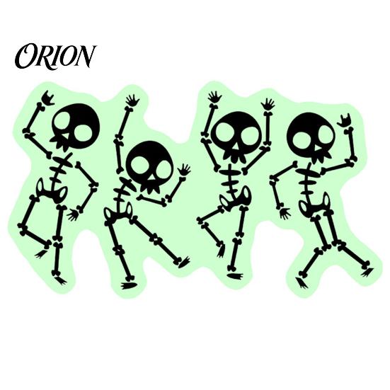 Decorative Glow Stickers for Home Halloween Light Switch PVC Sticker, in The Dark Skeleton Adhesive Wall Decals Decal, Luminous Sticker Living