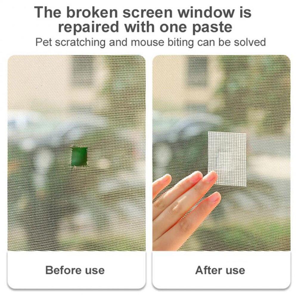 1PC Durable Self Adhesive Screen Repair Tape, Window Mesh, Screen Repair Mesh, Tear Proof, Mosquito Net,repairingbroken Holes