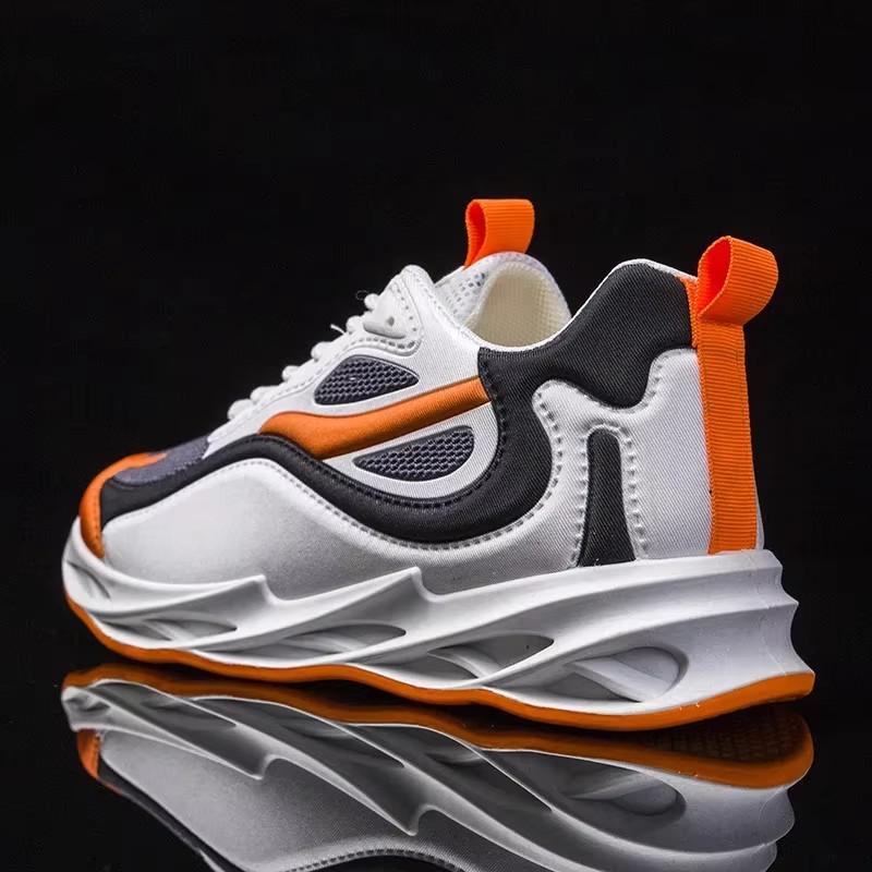 Herrenschuhe Sommer Herren Stoff Einzelschuhe atmungsaktiv dicksohlige Freizeitschuhe Herren Koreanische Version trendige Sportschuhe