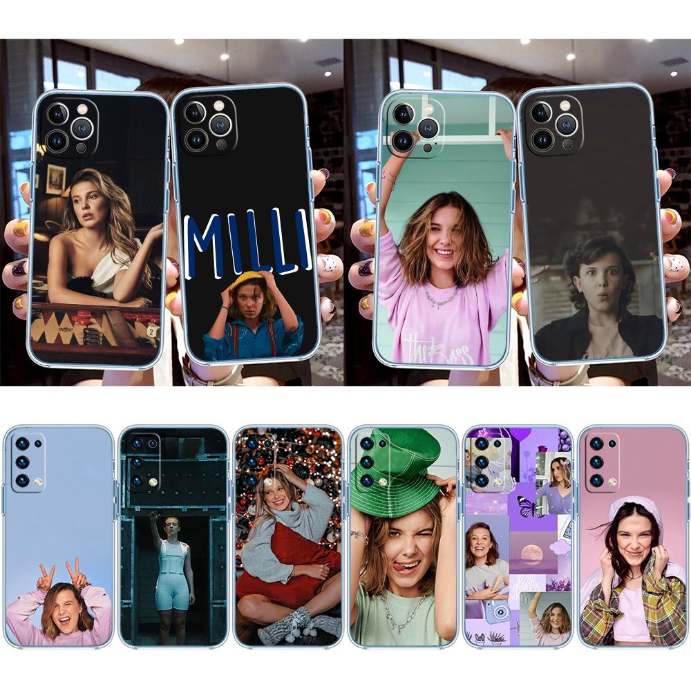 RP48 Millie Bobby Brown Case for Motorola Moto E13 E15 E20 E22 E22I E22S E30 E32 E40 E7 E7I G Plus Power Play Stylus G22 G14