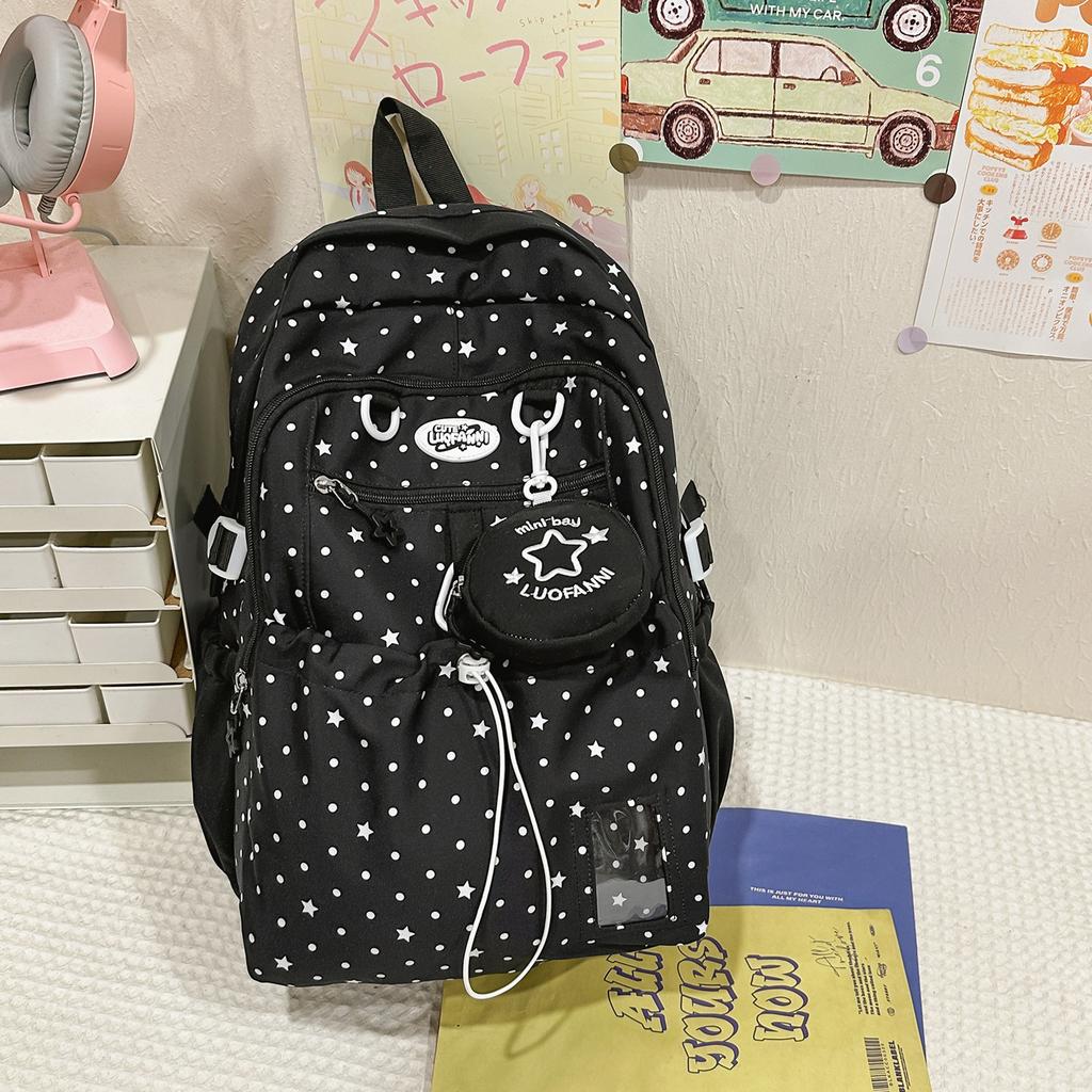Zaino grande capacità zaino scolastico femminile studente universitario versione coreana zaino per computer da campus ragazza carino dolce zaino per scuola media