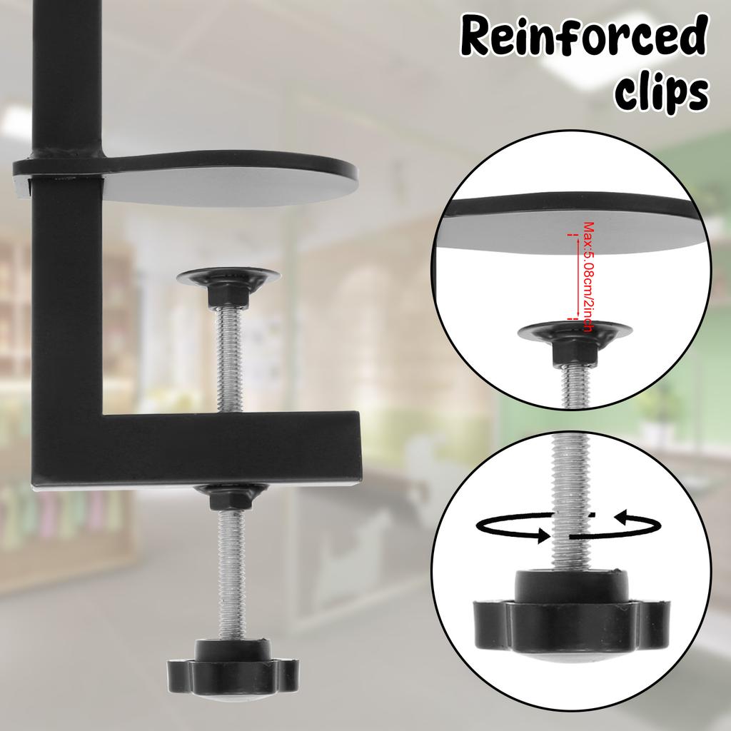 Dog Grooming Table Arm Bracket Clamp Height Adjustable Pet Fixed Grooming Stand Stainless Steel Pet Nail Clipping Haircut