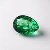 Natural Green Emerald Loose Gemstone 7.95 Ct Pear Cut for Him for Jewelry Making and Gem Collections