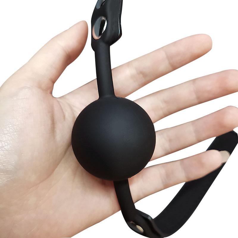 Manyjoy Uprząż Miękki Silikon/Plastik Gag Ball Gag Otwarty Pysk Bondage Niewolnik Ograniczenie Ust Dorosła Zabawka Seksualna Egzotyczne Akcesorium