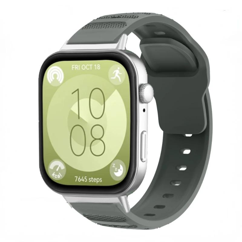 Silicone Strap For Huawei Watch Fit 3 Smartwatch Soft Breathable Bracelet Wristband for Huawei Watch Fit 3 Replacement Correa