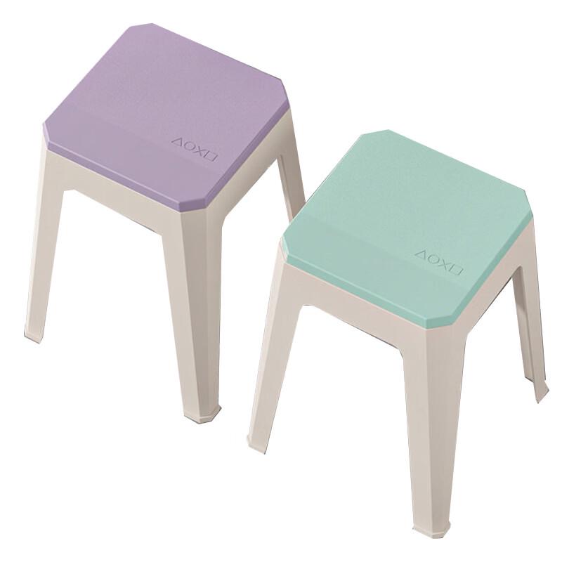 Yeya 40CM Khaki Square Storage Stool with Lid