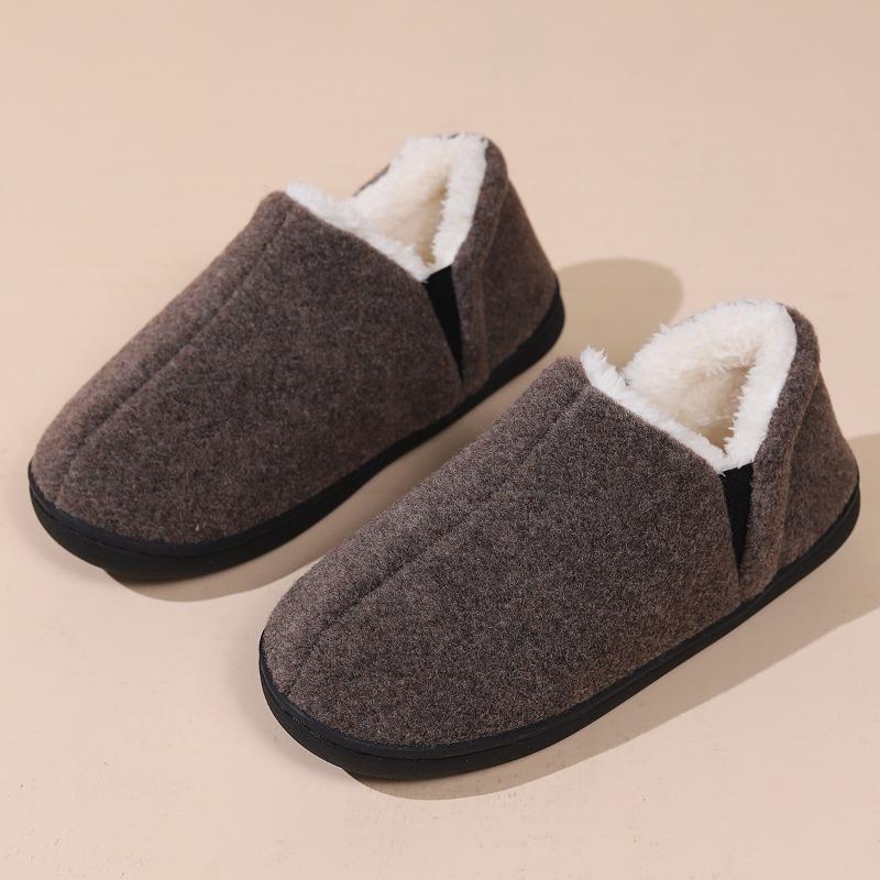 Cross-border wholesale Neutral fur collar bag and home cotton shoes Indoor shoes Non-slip and warm memory cotton Winter elderly cotton