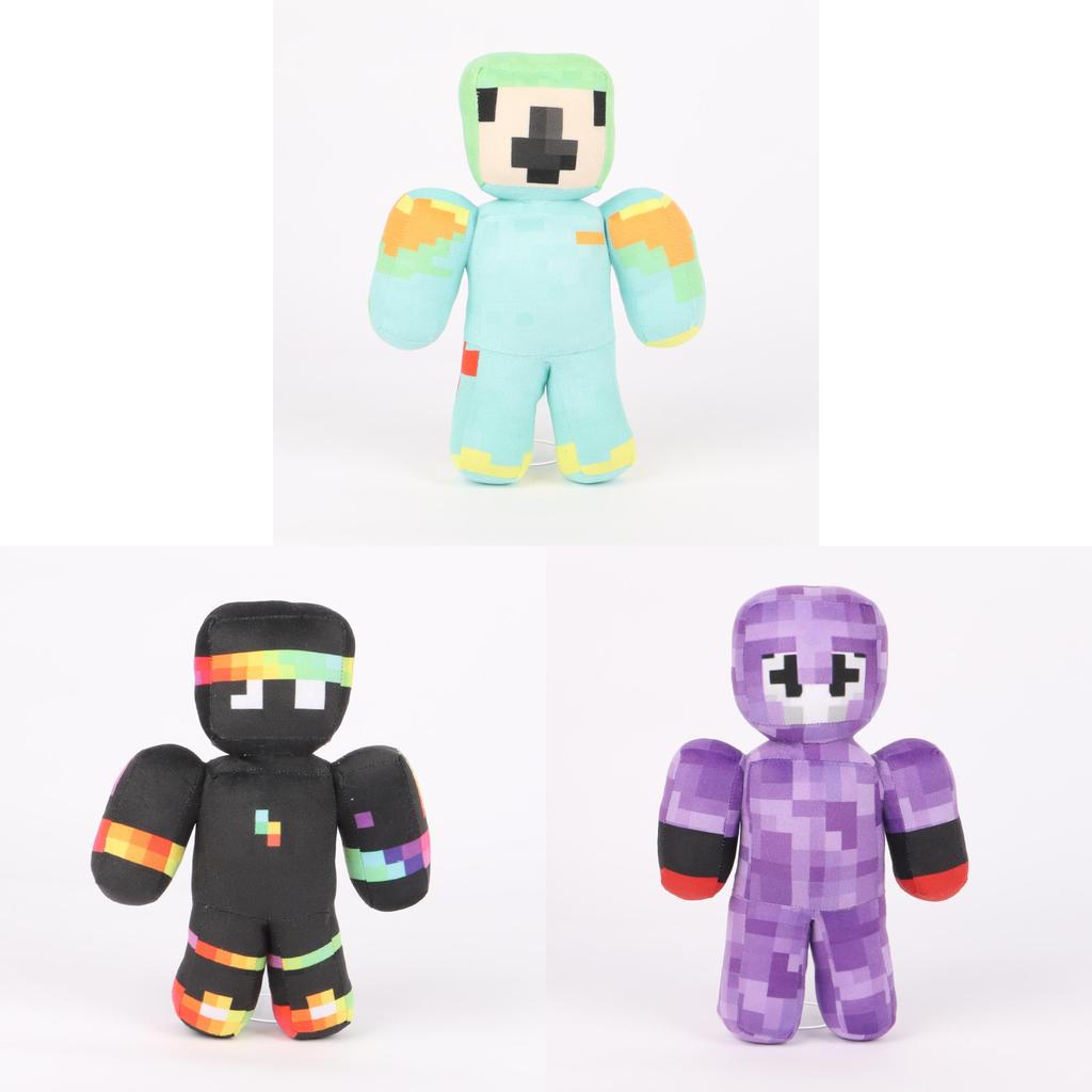 Minecraft Parrotx2 Spoke Clownpierce Cartoon Plushie With Pp Cotton Filling For All Ages
