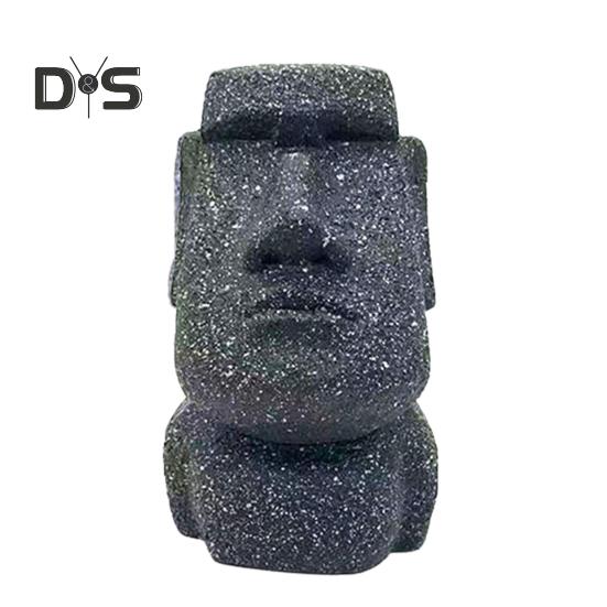 

Держатель для очков в виде головы мужчины, резиновая абстрактная мужская подставка для очков в виде бюста, настольный декор, органайзер для очков для домашнего офиса чёрный