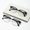 Ultra-Light Stall Running Rivers And Lakes Presbyopia Glasses Retro Eyebrows Half Frame Middle-Aged And Elderly Eye Protection Reading Glasses