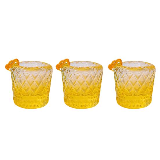 

3 Pcs Miniature Dollhouse Juice Cups Colorful Resin Cocktail Cups Tiny Simulated Drink Models for DIY Craft Dollhouse Kitchen Accessory
