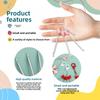 3Pcs/Set Keychain Keyring Crochet Keychain Red Heart Handle Knitting Needles Set  DIY Craft
