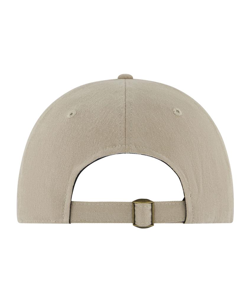 Hebeles Text Block Peach Wash Ball Cap - Gsd Beige