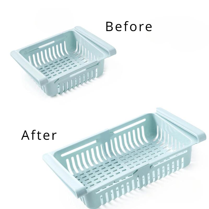 Fridge Organizer Storage Box Refrigerator Drawer Plastic Storage Container Shelf Fruit Egg Food Storage Box Kitchen Accessories