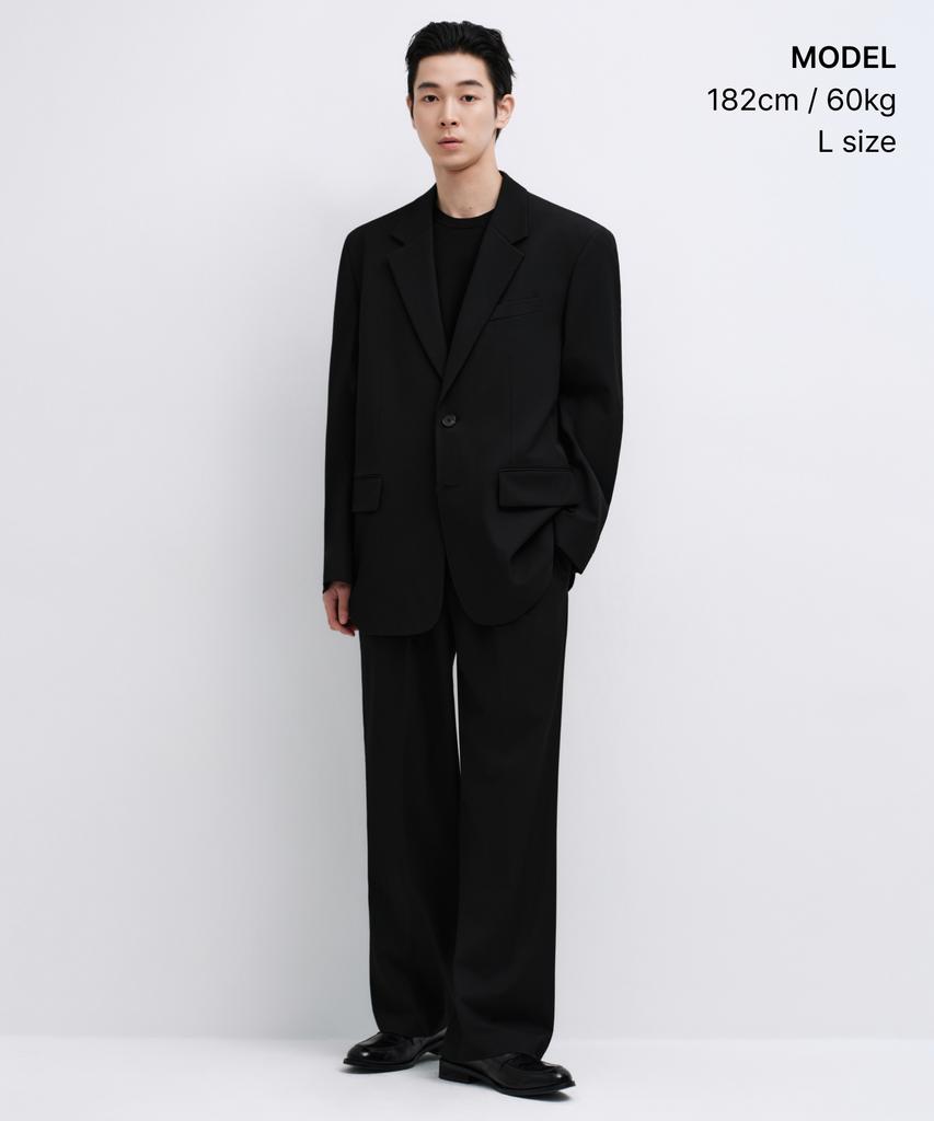 Musinsa Standard Big Daddy Oversized Blazer [Black]