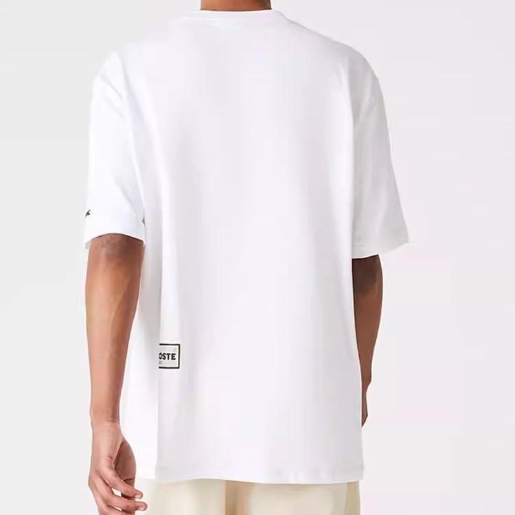 LACOSTE SS22 T Shirt Men's White TH2796-001