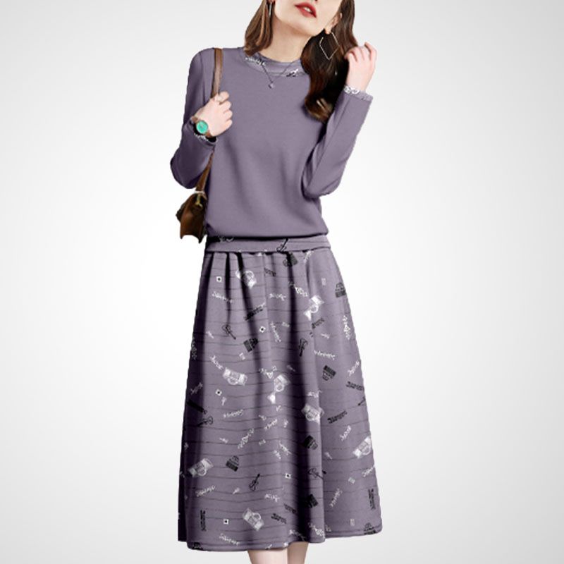 

Mature Elegant Fall 2023 Floral Fashion Suit Picture Color S