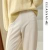 ELLASSAY Women's Merino Wool Blend Straight Leg Pants
