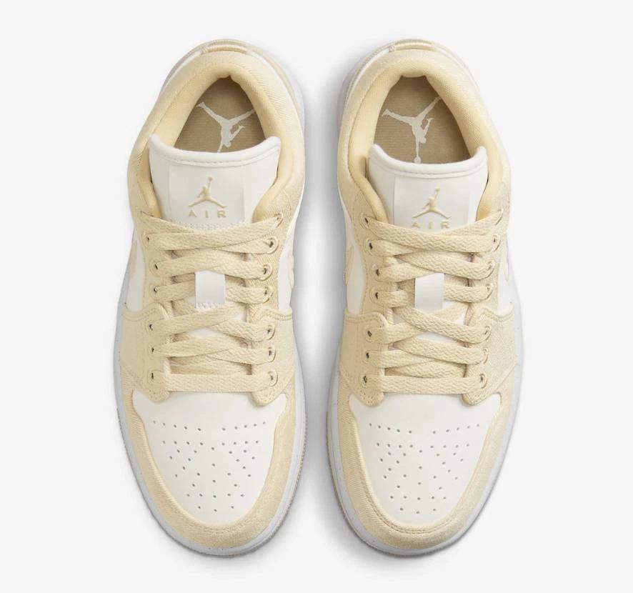 FN3722-701 Nike Air Jordan 1 Low SE Team Gold (Women's)