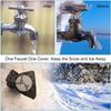 Outdoor Faucet Covers For Winter Freeze Protection, 2 Packs Faucet Insulation Cover Socks, Hose Bib Covers For Winter (15X20Cm)