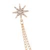 Snowflake Men's Brooch Hanging Chains Brooches ,Jewelry Accessories ,Fashionable Pin Lapel