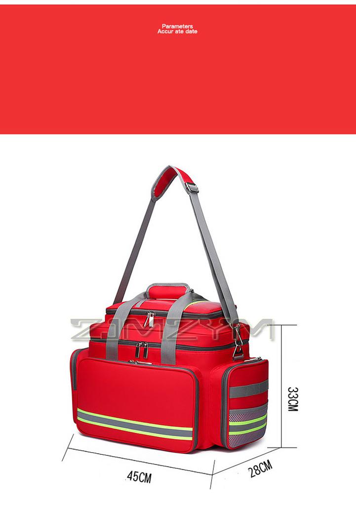 First Aid Medical Bag Outdoor Emergency Multi-pocket Bags Rescue Large Capacity Backpack Waterproof Reflective Oxford Travel Bag
