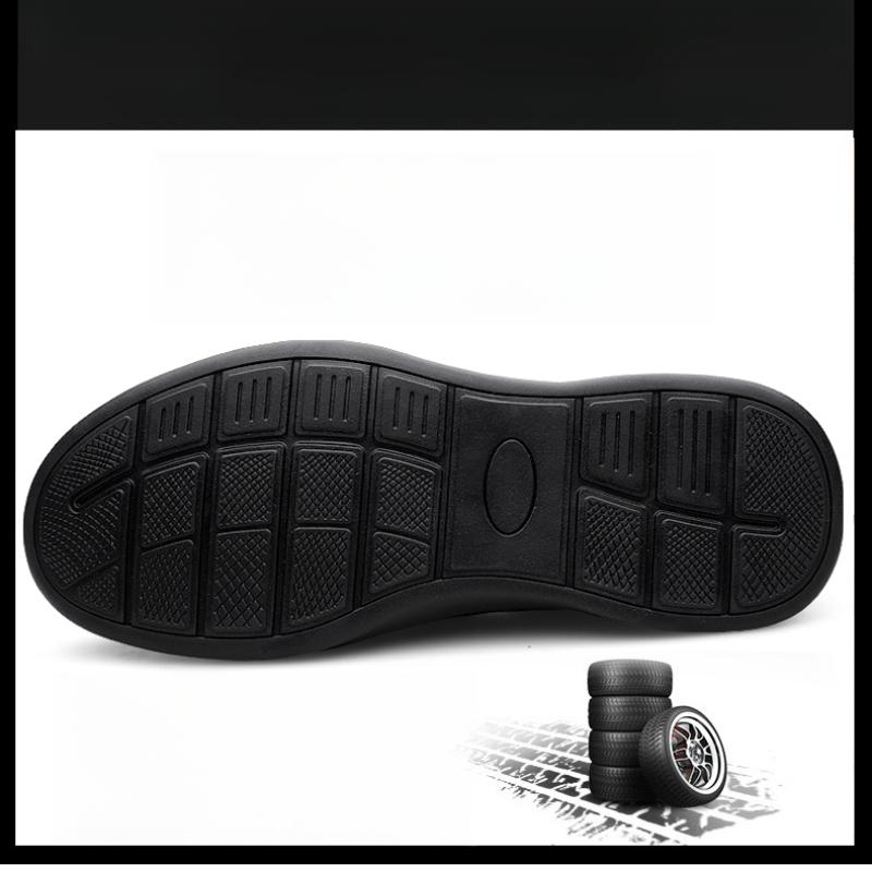 Pánské kožené ležérní boty nazouvací formální boty boty pro řidiče kancelářské boty