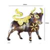 Blucome Handmade Arcylic Flower Cattle Brooches Women Bull Ox Animal New Year Party Brooch Pins Gifts Wholesale