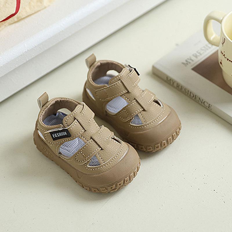 Baby Girl Sandals Summer Breathable Soft Sole Toddler Shoes For Kids 16 хаки