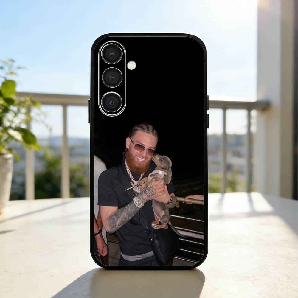 Rapper H-Hades 66 Phone Case For Samsung A73,A21s,A22,A31,A32,A52,A53,A71,A80,Soft Black Shell