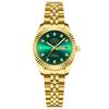 Nibosi 2697 Silver Gold Diamond Ladies Watches Stainless Steel Band Quartz Watch Waterproof Calendar Luminous Women Wristwatches