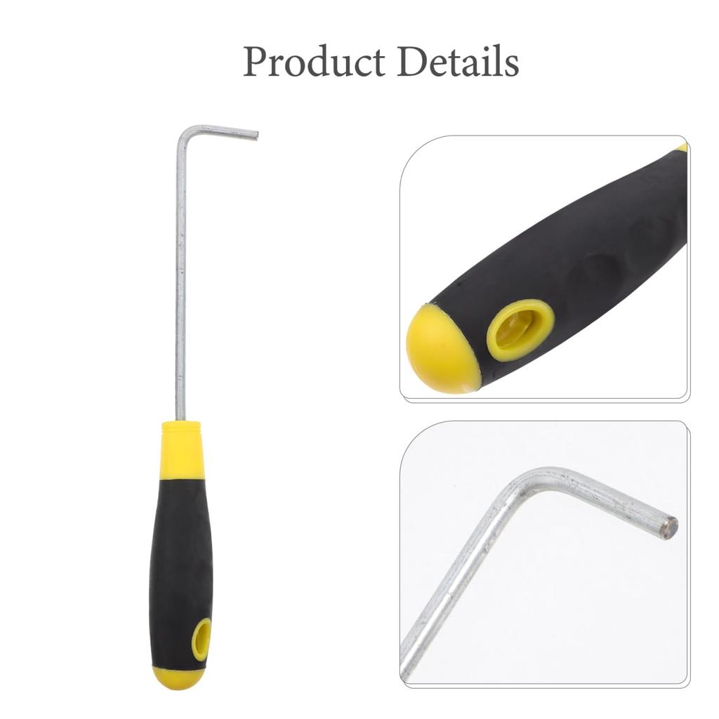 Mobestech Rolling Shutter Door Hook Puller Plumbing Hand Tool Lid Puller Moving Tool Cover Lifter Hook Lifting Hook