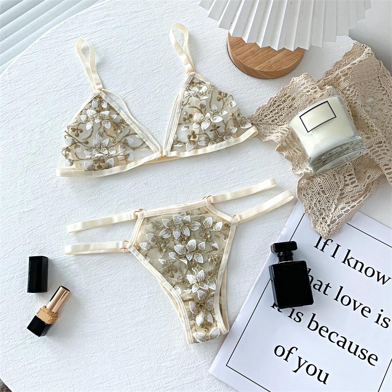 

2 шт. ультратонкий бюстгальтер нижнее белье бюстгальтер на косточках цветок нижнее белье ультратонкий бюстгальтер комплект нижнего белья