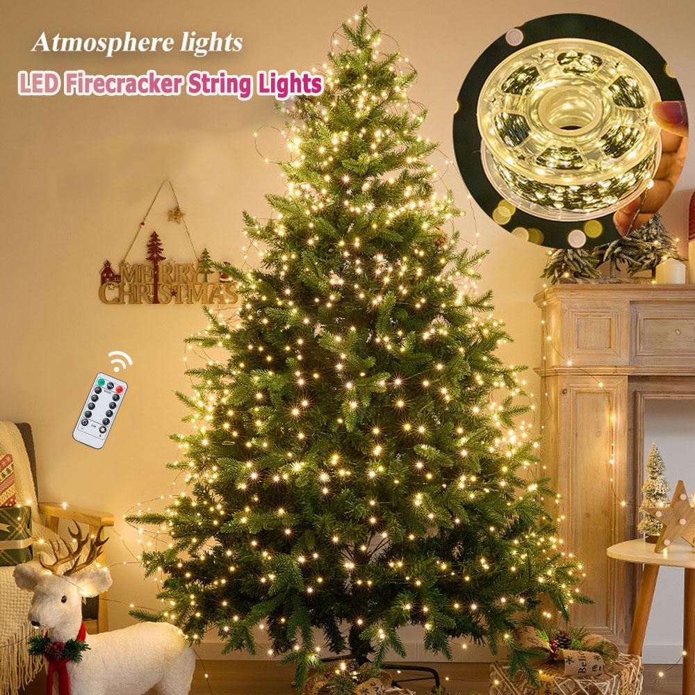 Atmosphere Night Light Strip Christmas Wedding Decoration String Light Green Copper Wire Christmas Decoration Light Remote Control