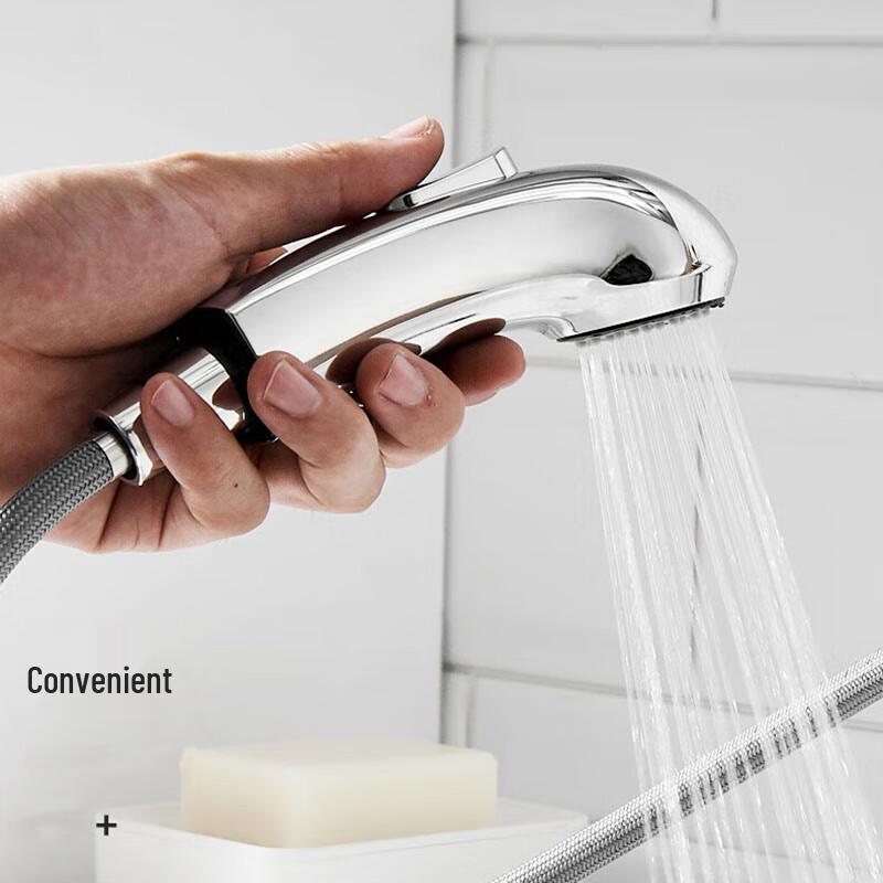All-Copper Pull-Out Hot & Cold Bathroom Basin Faucet
