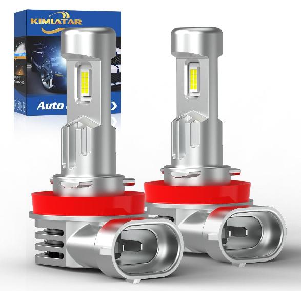 Latest H11 Light Bulb,Upgraded 900% Super Bright With Fan Cooling,60000LM Brightness, Real 1:1 Halogen Size,Plug And Play 10-Year Lifespan,
