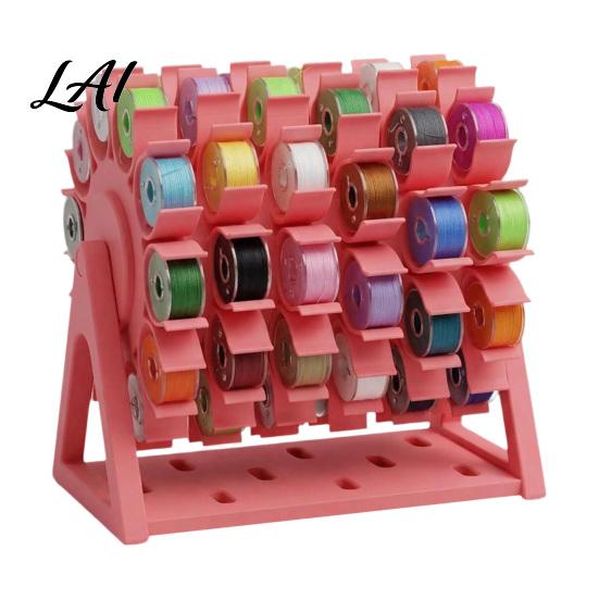 Geschenk für Näher 60-Spulen Nähgarn-Organizer-Ständer 360 Grad drehbar Platzsparend Studio-Organisation Ständer Tischplatten-Aufbewahrungshalter