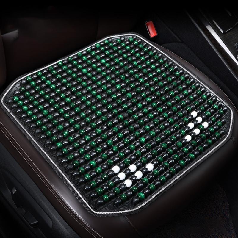 Ventilated Wooden Bead Chair Mat Color Option Durability Handmade Seat Pad Chair Cushion For Furniture Vehicle