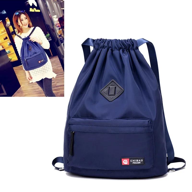 Bag Summer Waterproof Gym Bag Sports Bag Travel Drawstring Bag Outdoor Bag Backpack for Training Swimming Fitness Bags Softback