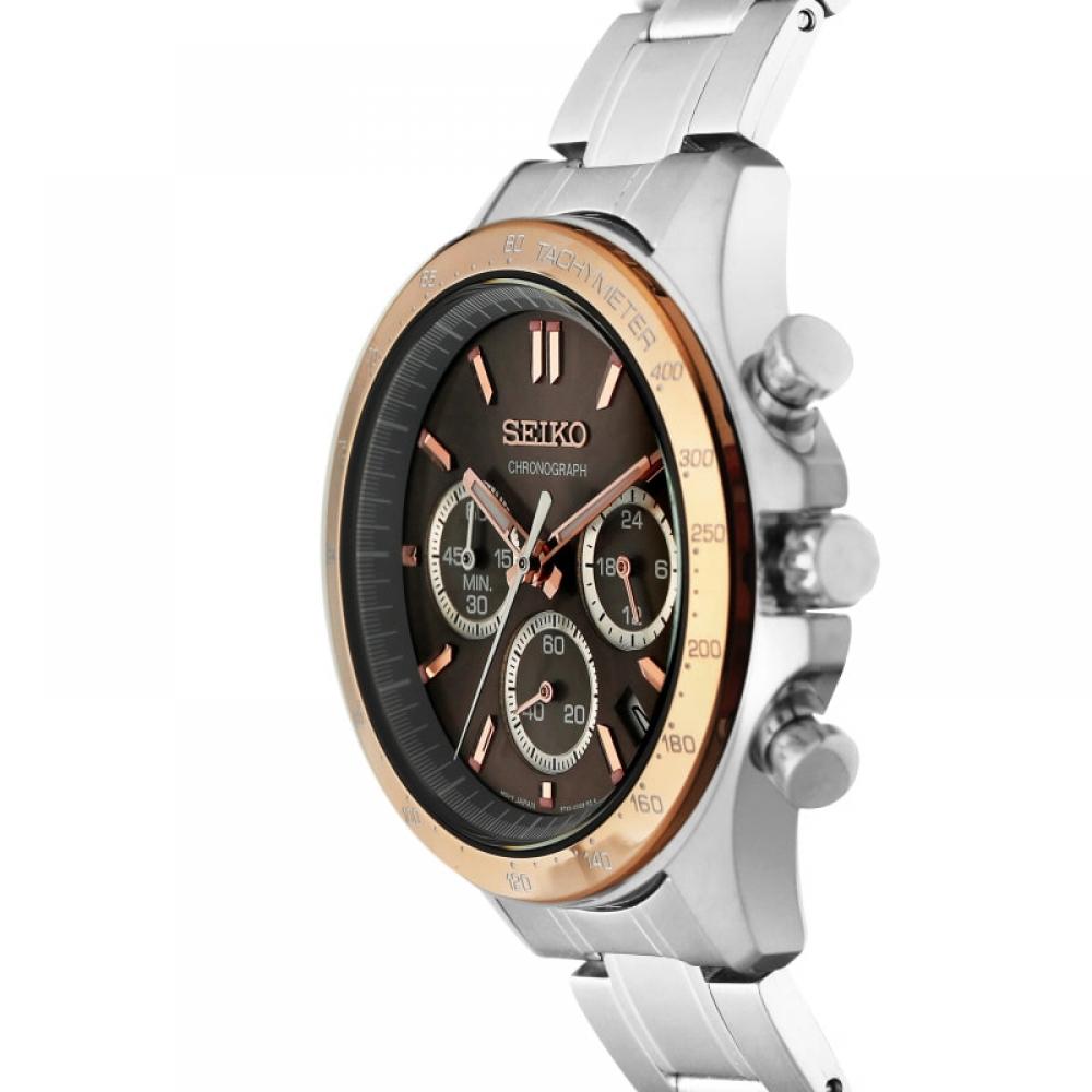 Seiko Sbtr026 Spirit Chronograph Tachymeter Men S Metal Watch